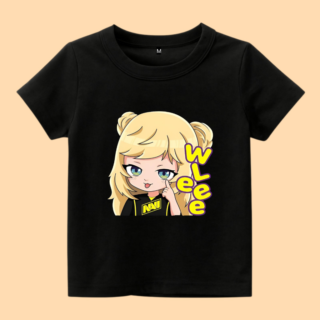 Baju kaos anak navi battle emote tim navi mpl