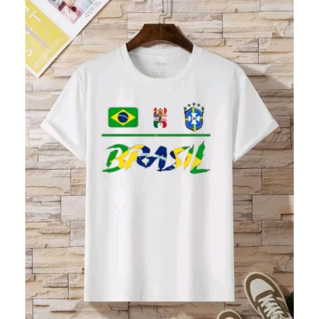 Kaos T shirt Brazil FIFA World cup