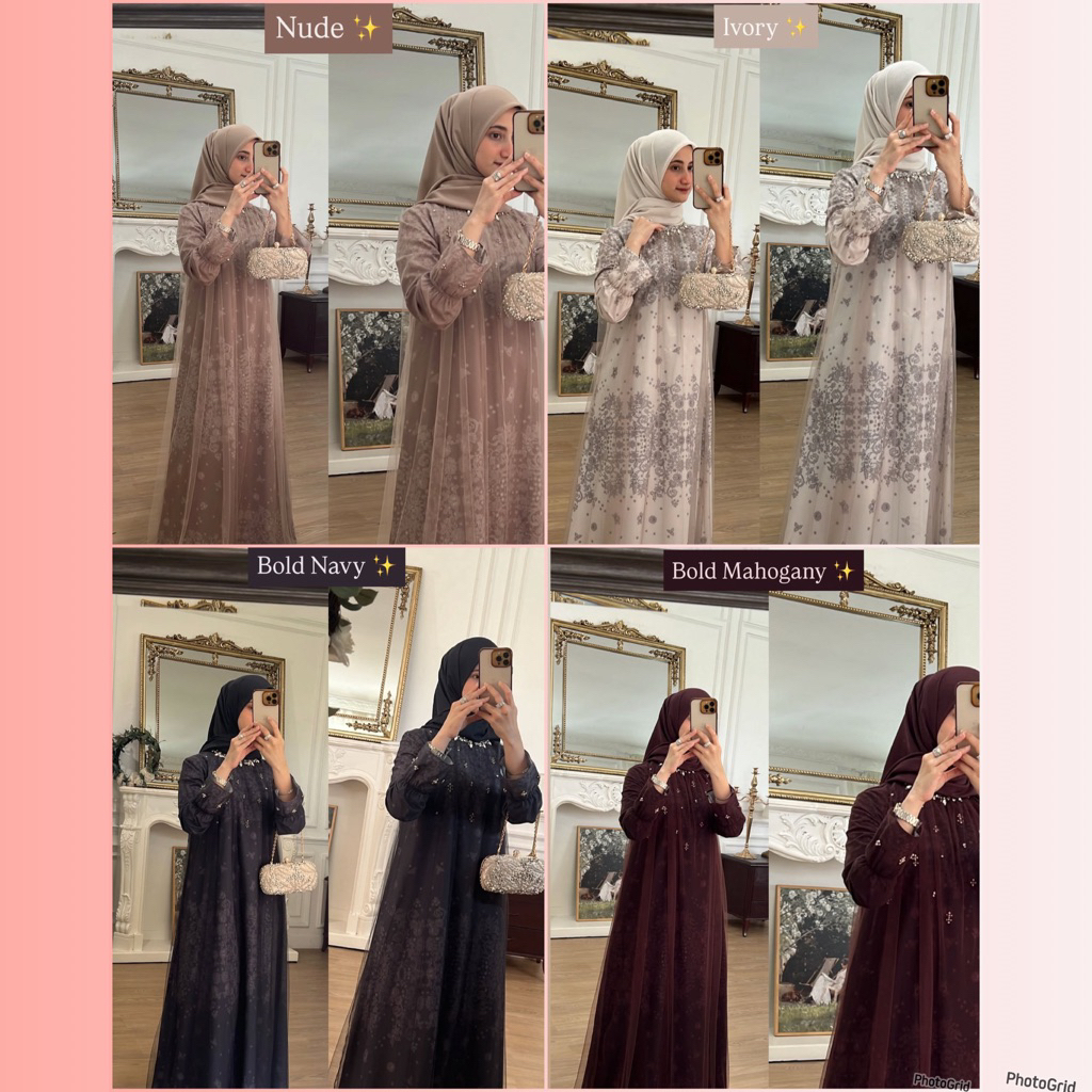 JEEHAN DRESS BY KALEELA ORI READY SIAP KIRIM