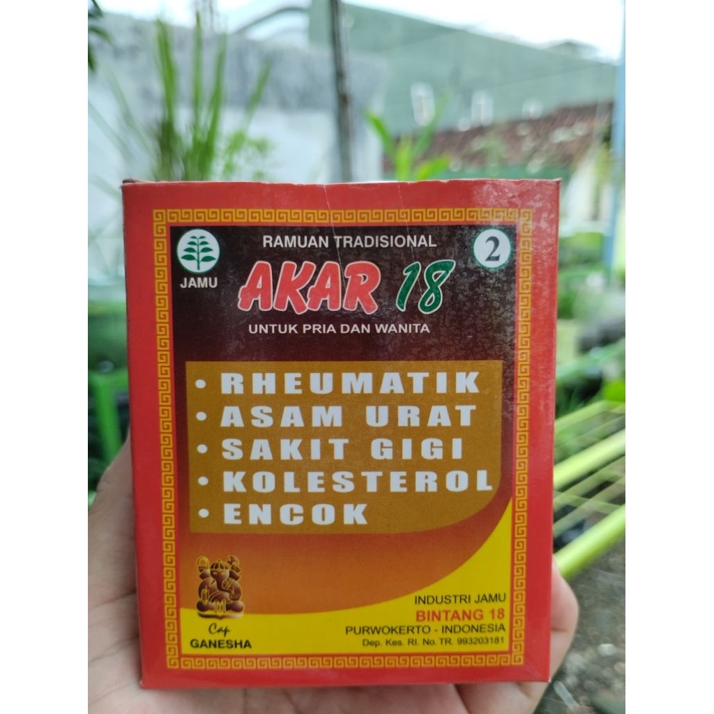 Herbal kesehatan untuk pria dan wanita AKAR 18