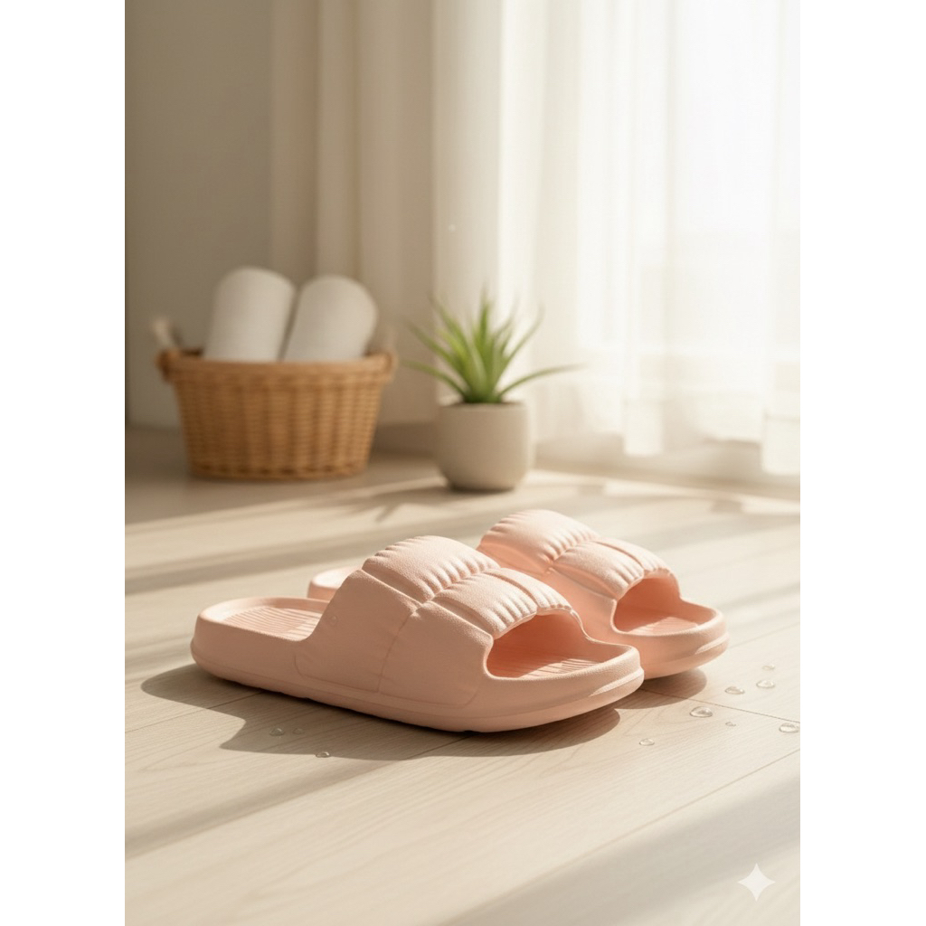 sandal selop bathroom miniso