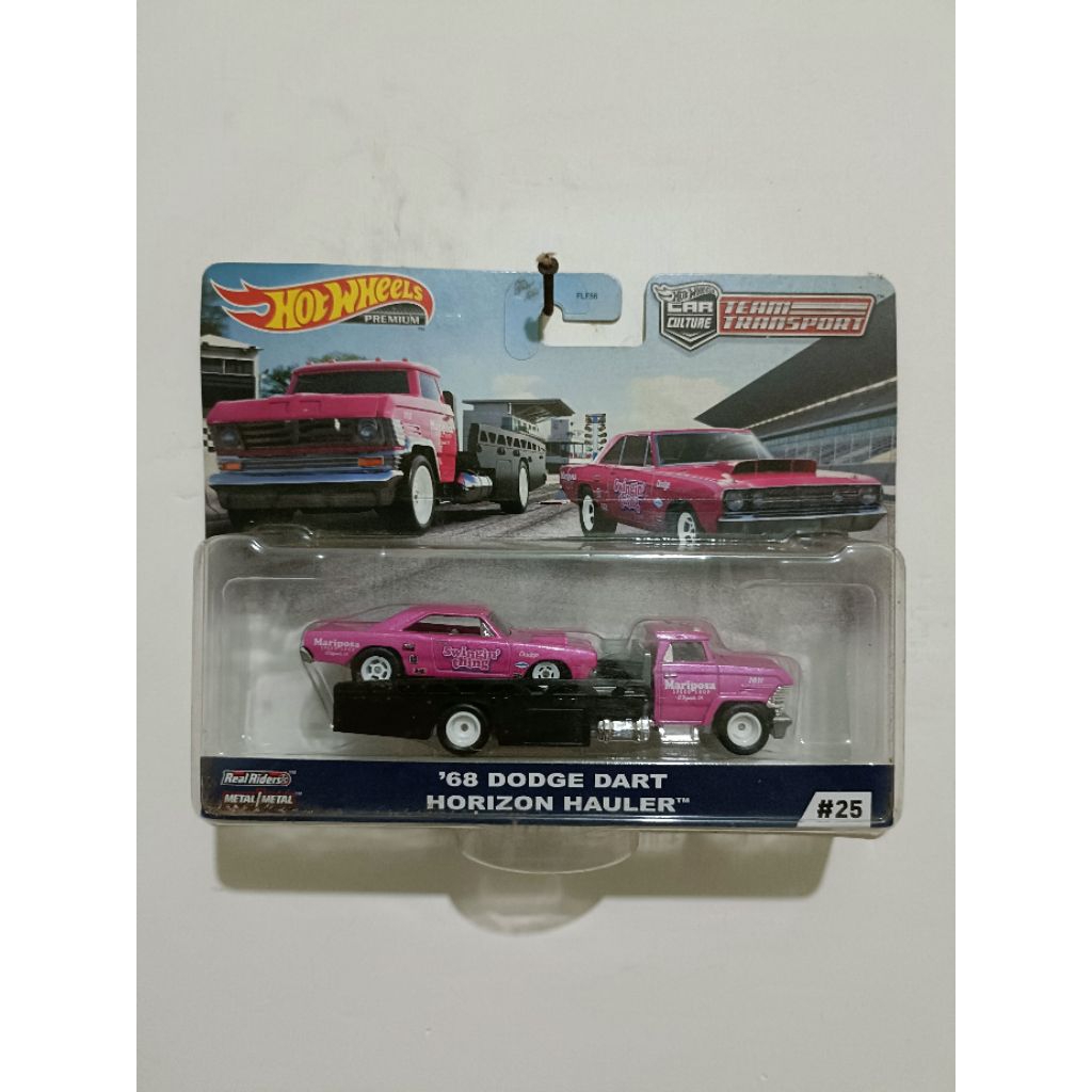 hotwheels team transport dodge dart 68 horizon hauler