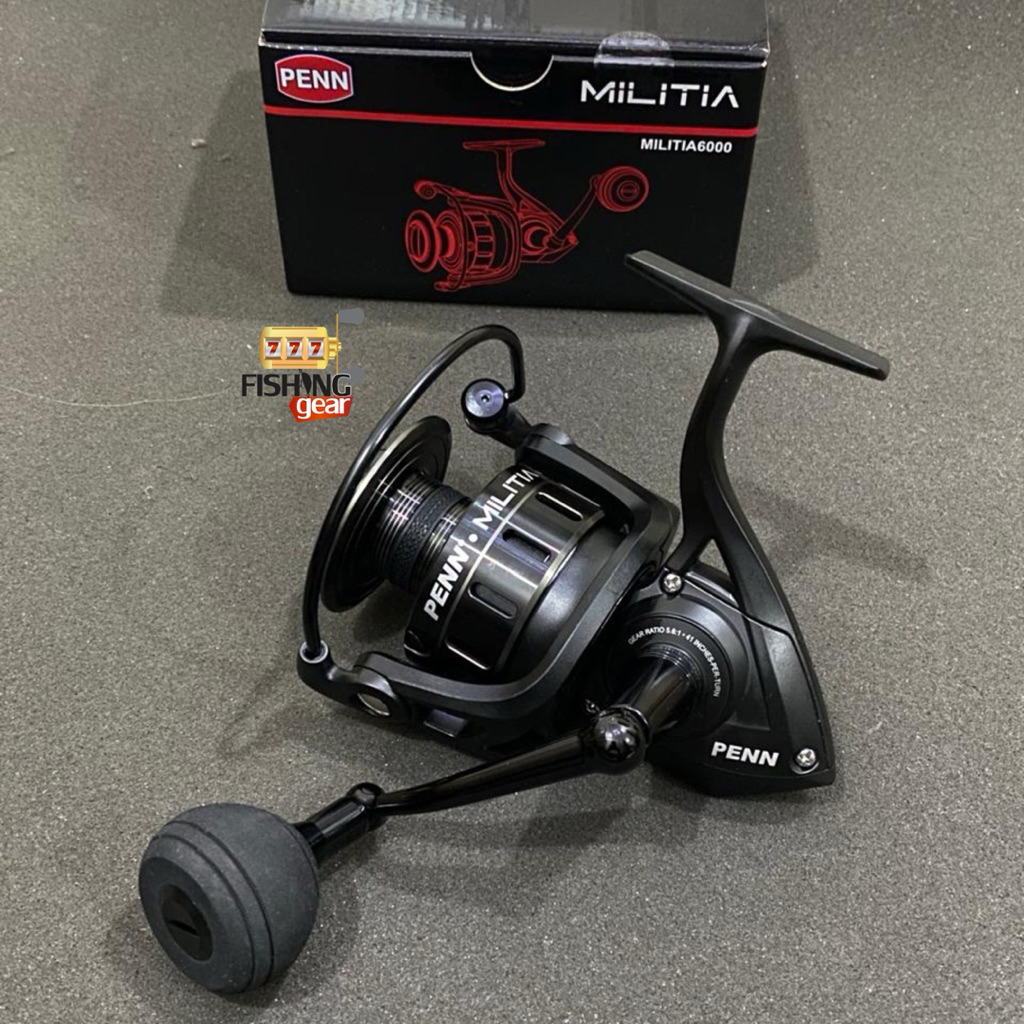REEL SPINNING PENN MILITIA SALTWATER POWER HANDLE
