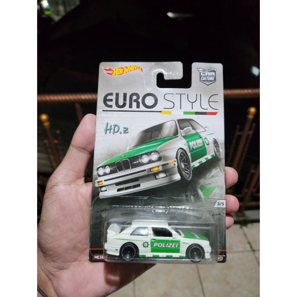 Hotwheels Euro Style BMW M3 "POLIZIE" (FREE PROTEK)