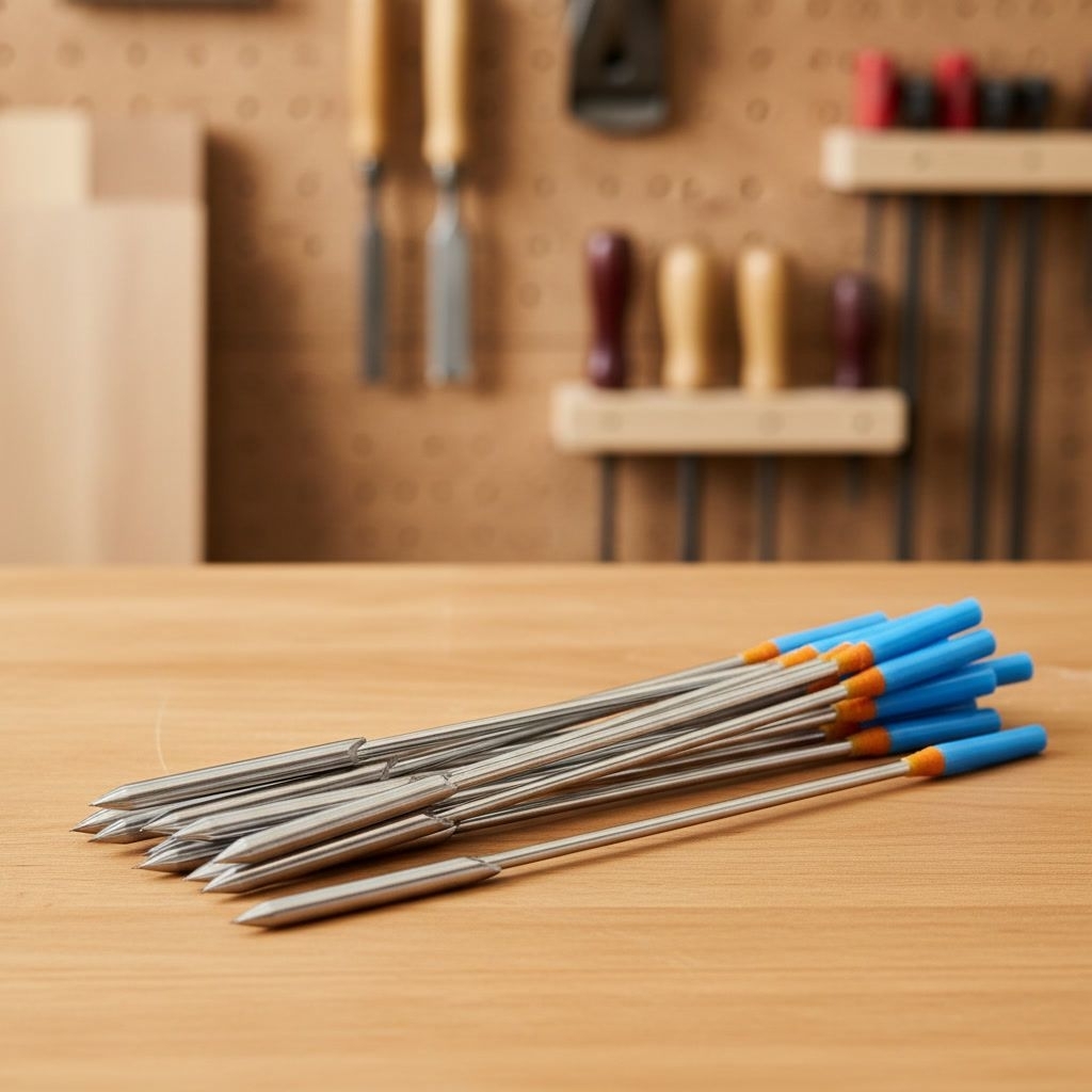 Paser Ikan 4mm logam Ruhit (Isi 10 Biji) 8cm-14cm