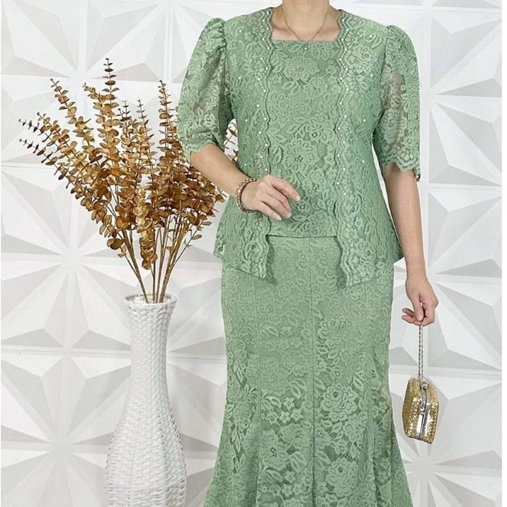 GF SET ROK BROKAT PANJANG/STELAN KEBAYA PESTA BATAK