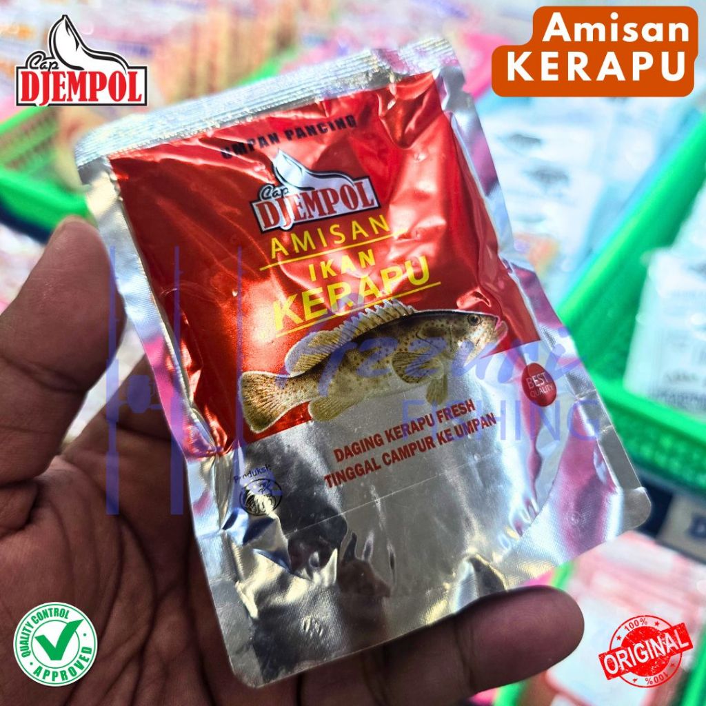 AMISAN KERAPU CAP DJEMPOL - UMPAN IKAN MAS