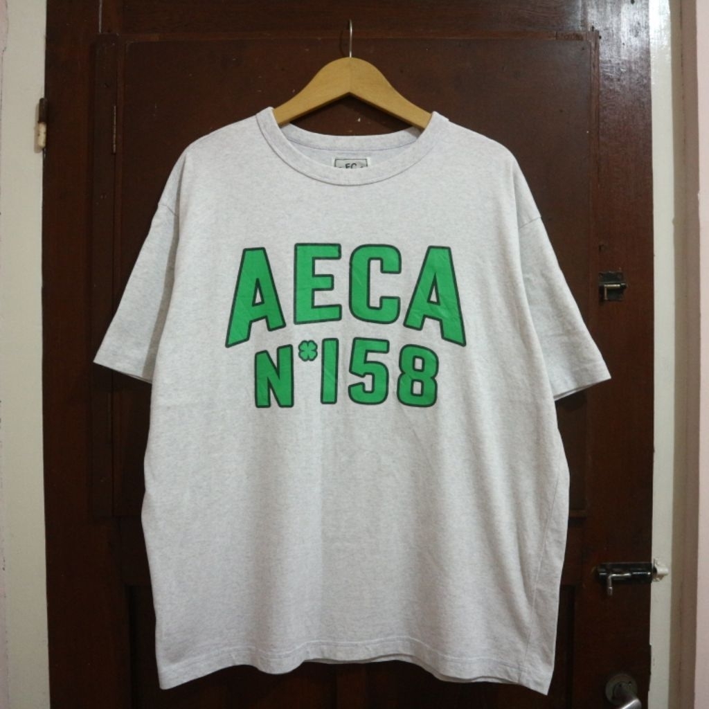 Aeca White TEAM AECA HALF SLEEVE TEE-LIGHT GREY
