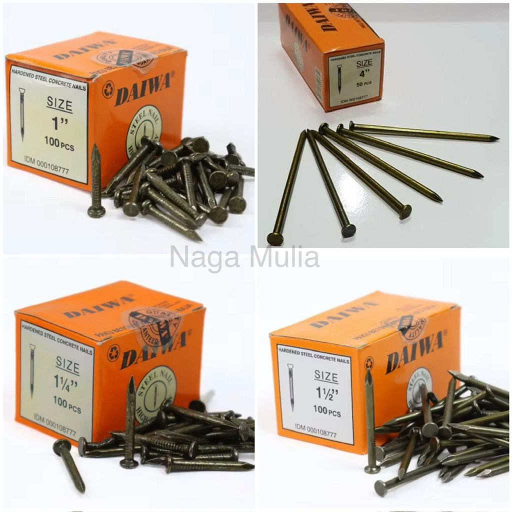 Paku Beton Kuning Daiwa 2,5cm-3cm-4cm-5cm-7cm-10cm