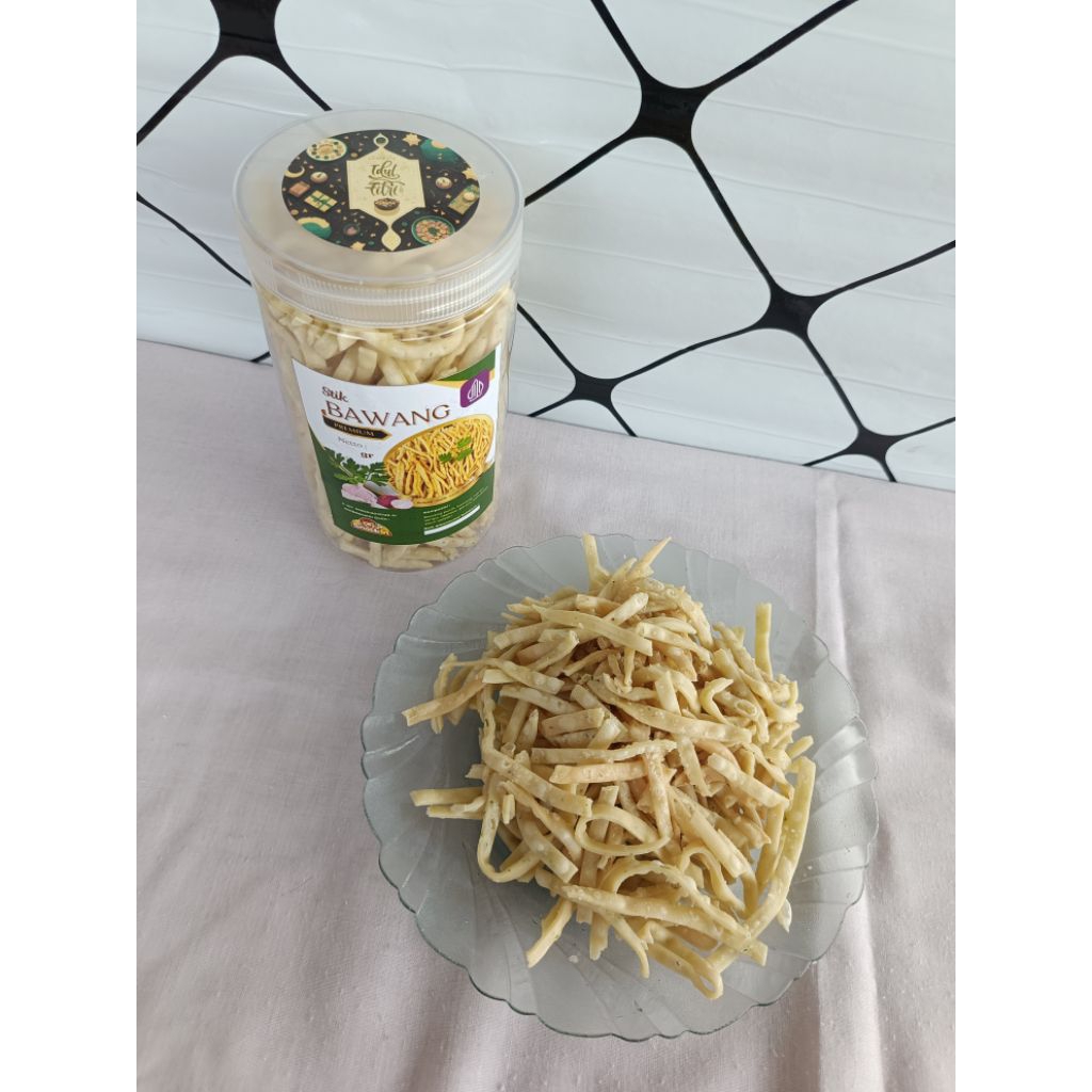 stik bawang kemasan toples