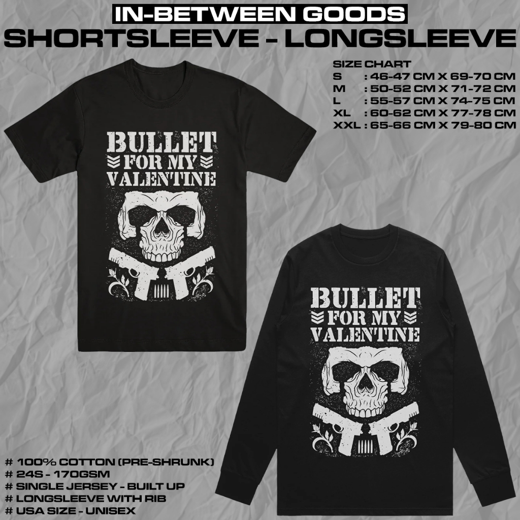 BULLET FOR MY VALENTINE - BULLET CLUB | T-SHIRT | LONGSLEEVE | BAND MERCH
