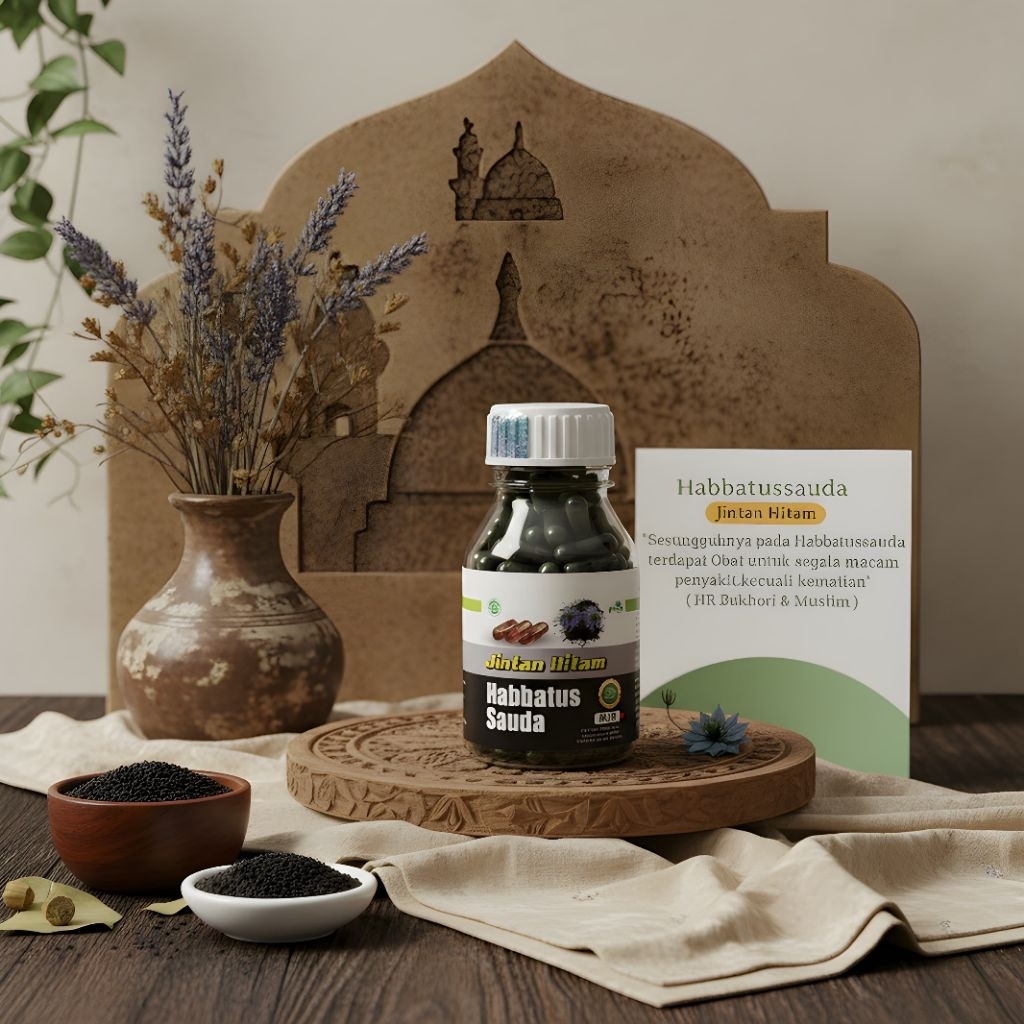 Habbatussauda Jintan Hitam 200 Kapsul