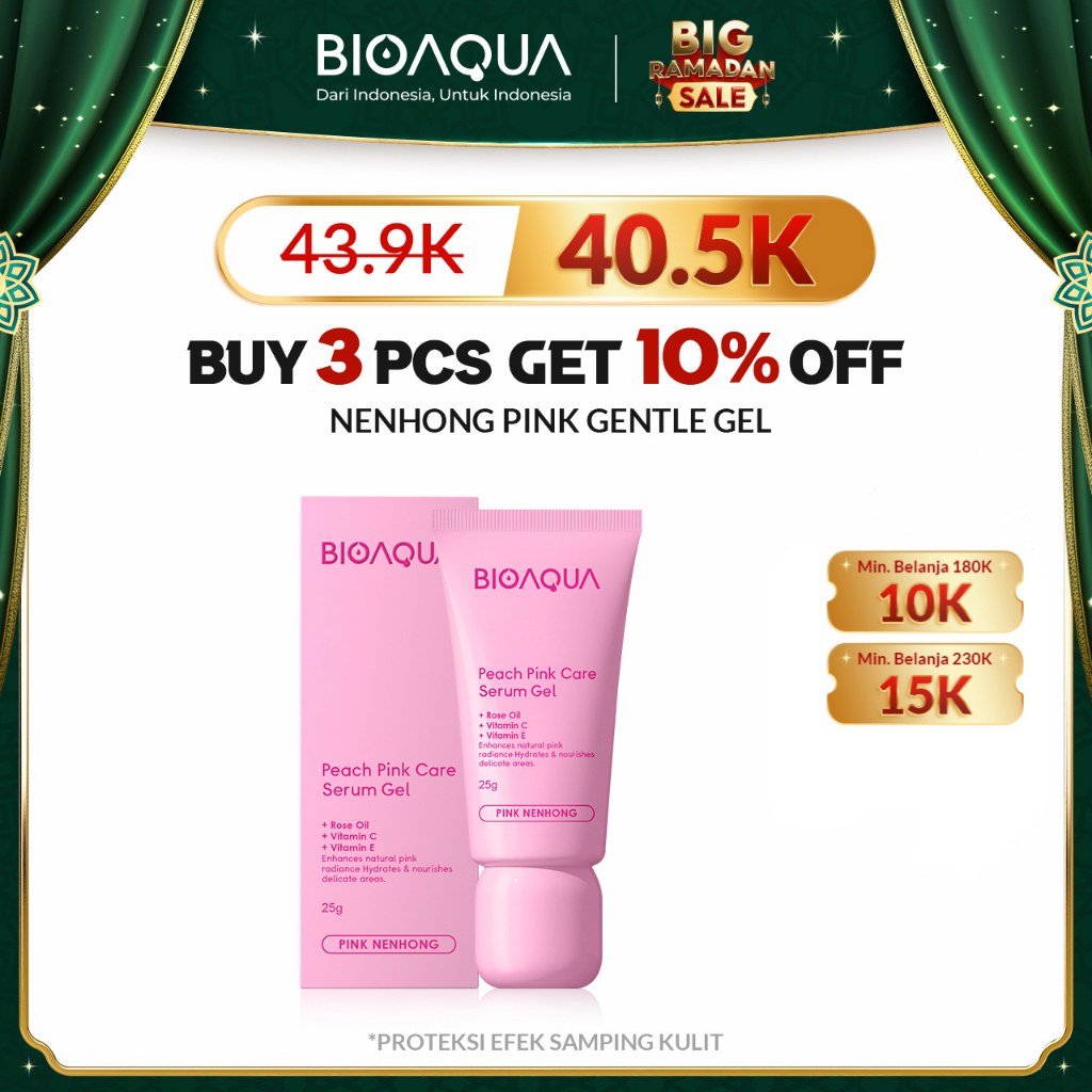 BIOAQUA Nenhong Cream 25g Warm Gentle Pink Nenhong Lip Serum Pemerah Bibir Serum Bibir Untuk Bibir H