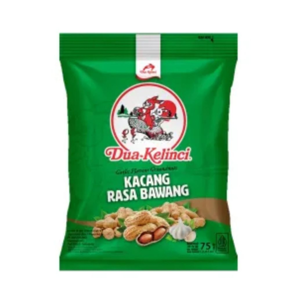 DK Kacang Kulit Rasa Bawang 75g