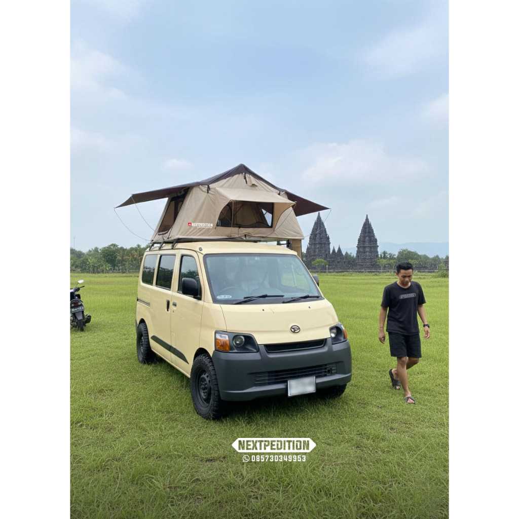 Tenda campervan rooftent Nextpedition untuk 3 orang untuk granmax evalia apv,bukan thule,bukan natur