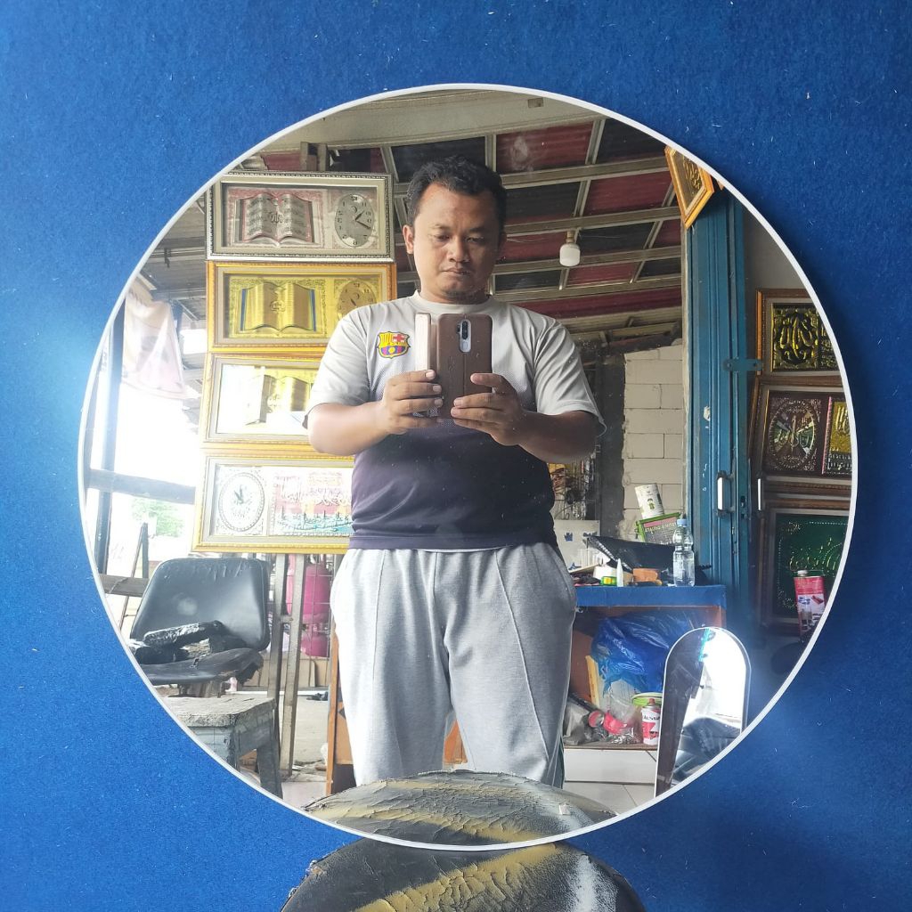 Cermin Bulat Diameter 60cm