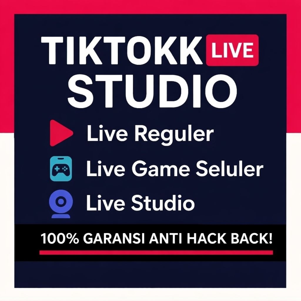 Akun Tiktok Murah Siap Pakai Aktif Live Studio Garansi Anti Hack Back Selamanya