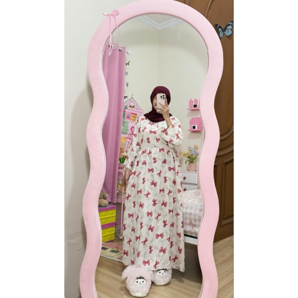 PITA PINK Daster Jumbo Ld 120 Motif Pita Busui Friendly
