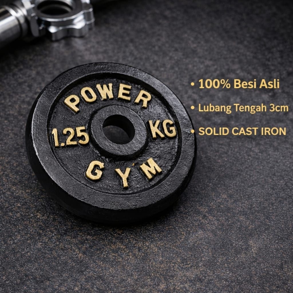 Plate Dumbell 1,25kg Beban Barbel
