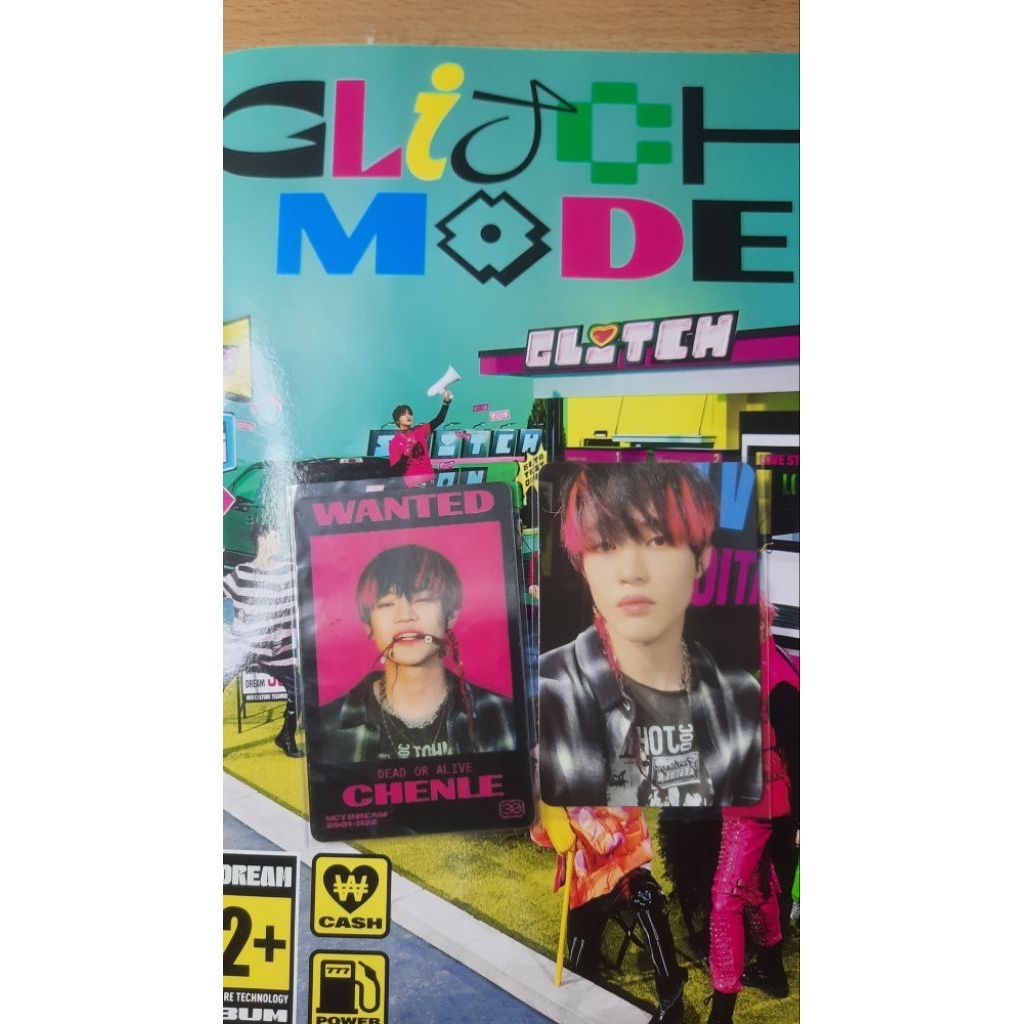 ALBUM NCT DREAM GLITCH MODE PC PHOTOCARD CHENLE SET glitch ver (UNSEALED)