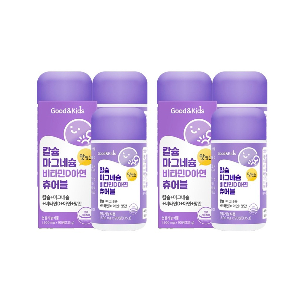 Good&Kids Calcium Magnesium Vitamin D Zinc Chewable