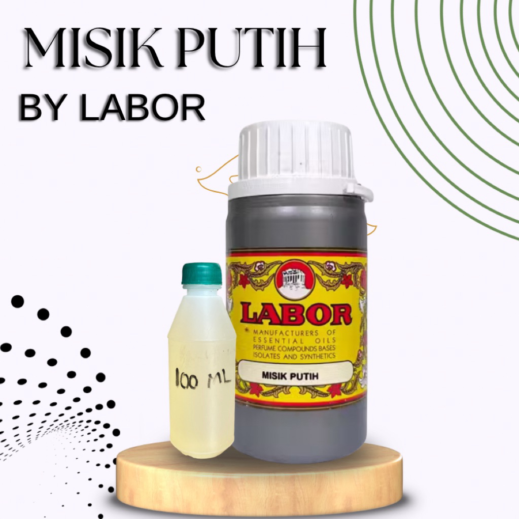Misik Putih by Labor Kemasan Repack 100ML / Bibit Parfum Murni by Labor
