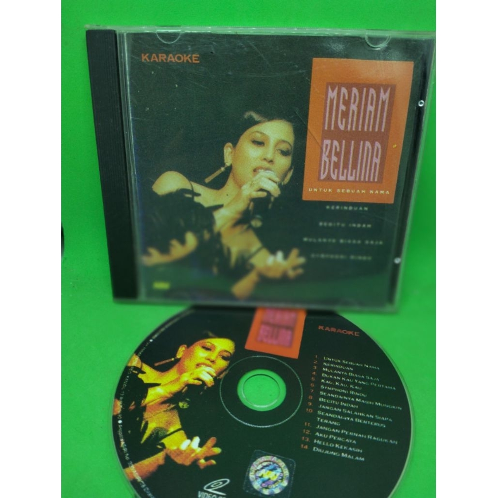 VCD Karaoke Meriam Belina album Untuk Sebuah nama
