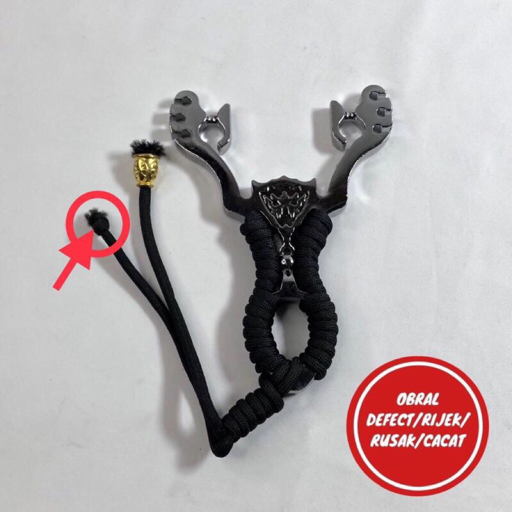 [RIJEK RUSAK] Ketapel Stainless Steel - HW-GJ049