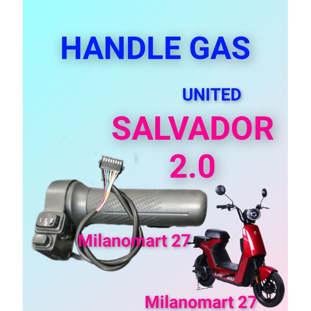 handle gas sepeda listrik united Salvador 2.0 throttle gas sepeda listrik united Salvador 2.0