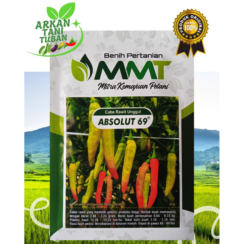 BENIH CABE RAWIT ABSOLUT 69 10 GRAM - MMT