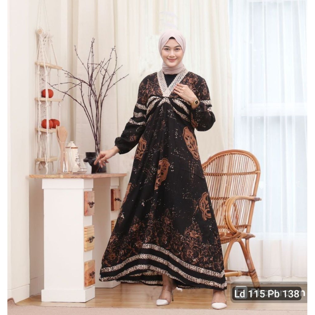Gamis Wanita Sogan Renda