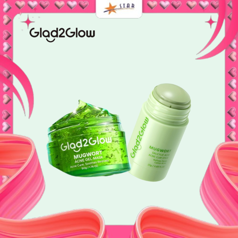 * STAR * GLAD2GLOW REAL MUGWORT CLAY MASK/CLAY STICK