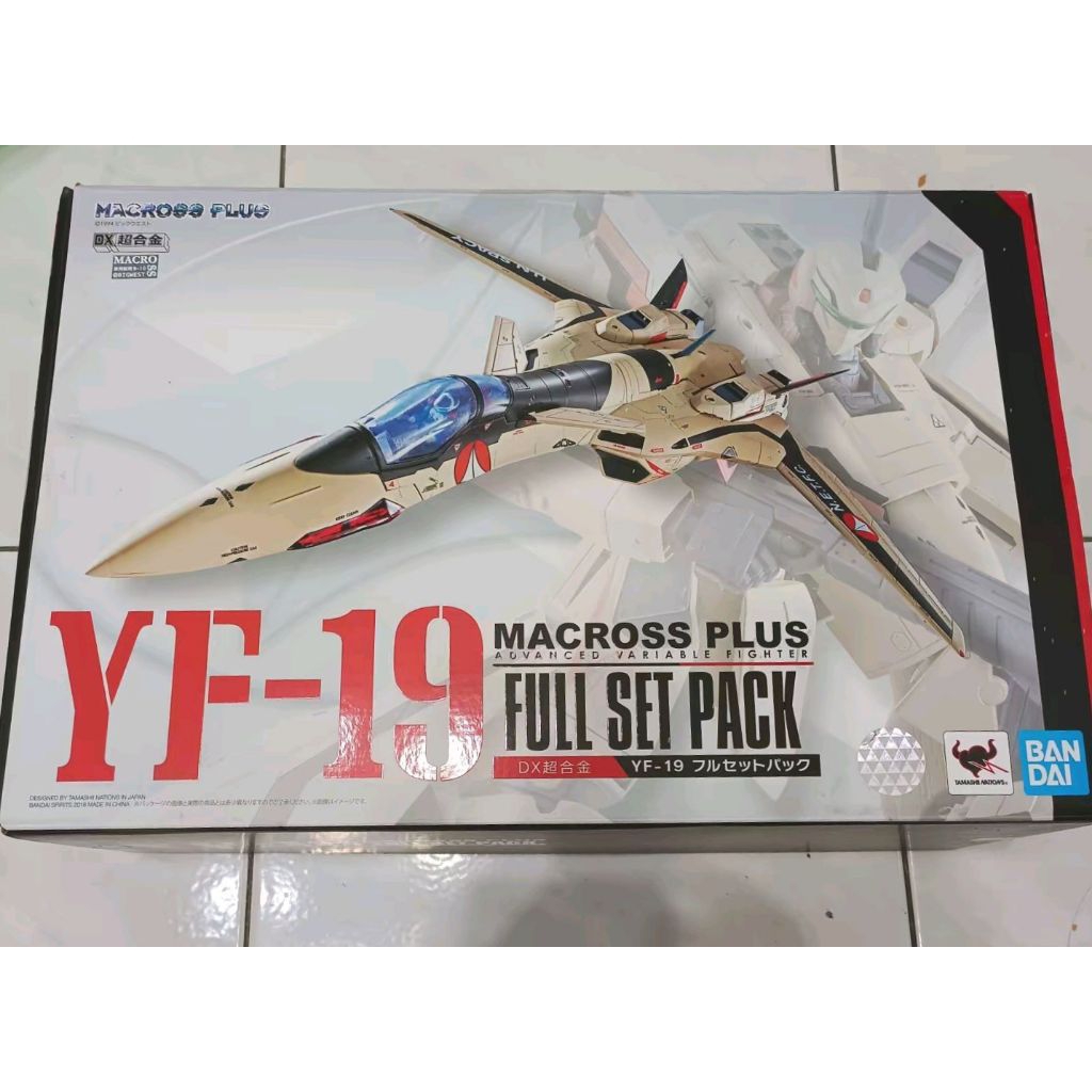 DX CHOGOKIN YF-19 MACROSS PLUS FULL SET PACK