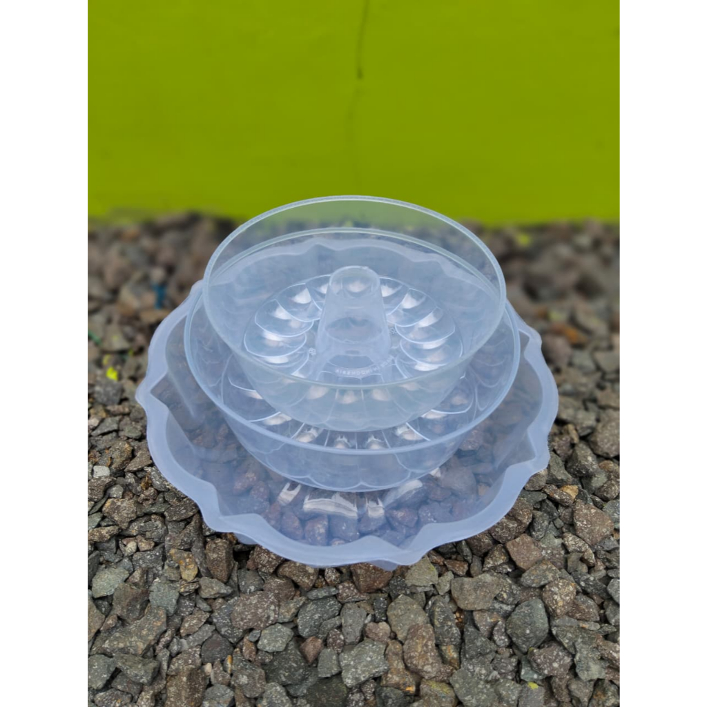3pcs Cetakan Puding Plastik Loyang Agar-Agar Loyang Puding