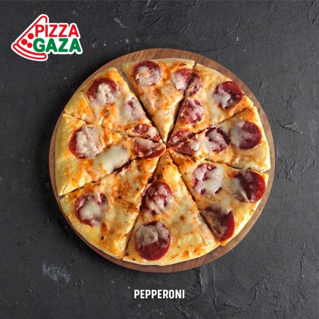 Pizza rasa topping Pepperoni FROZEN Beku Small Medium Large