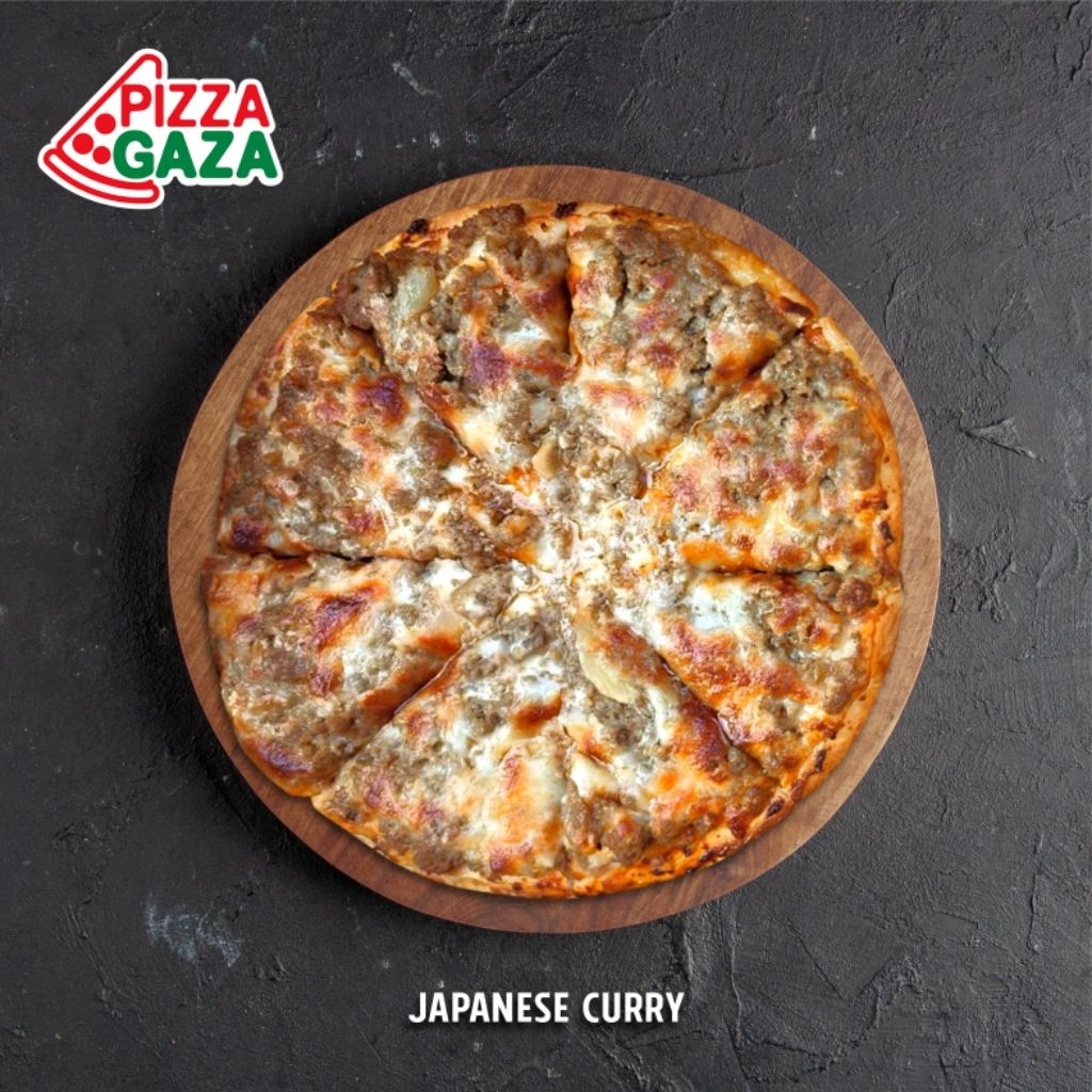 Pizza rasa topping Japanese Beef Curry FROZEN Beku Small Medium Large