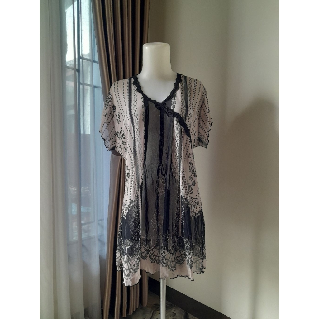 Transparant Minidress Kawai, Lingerie Kawai, Baju Dinas Transparant