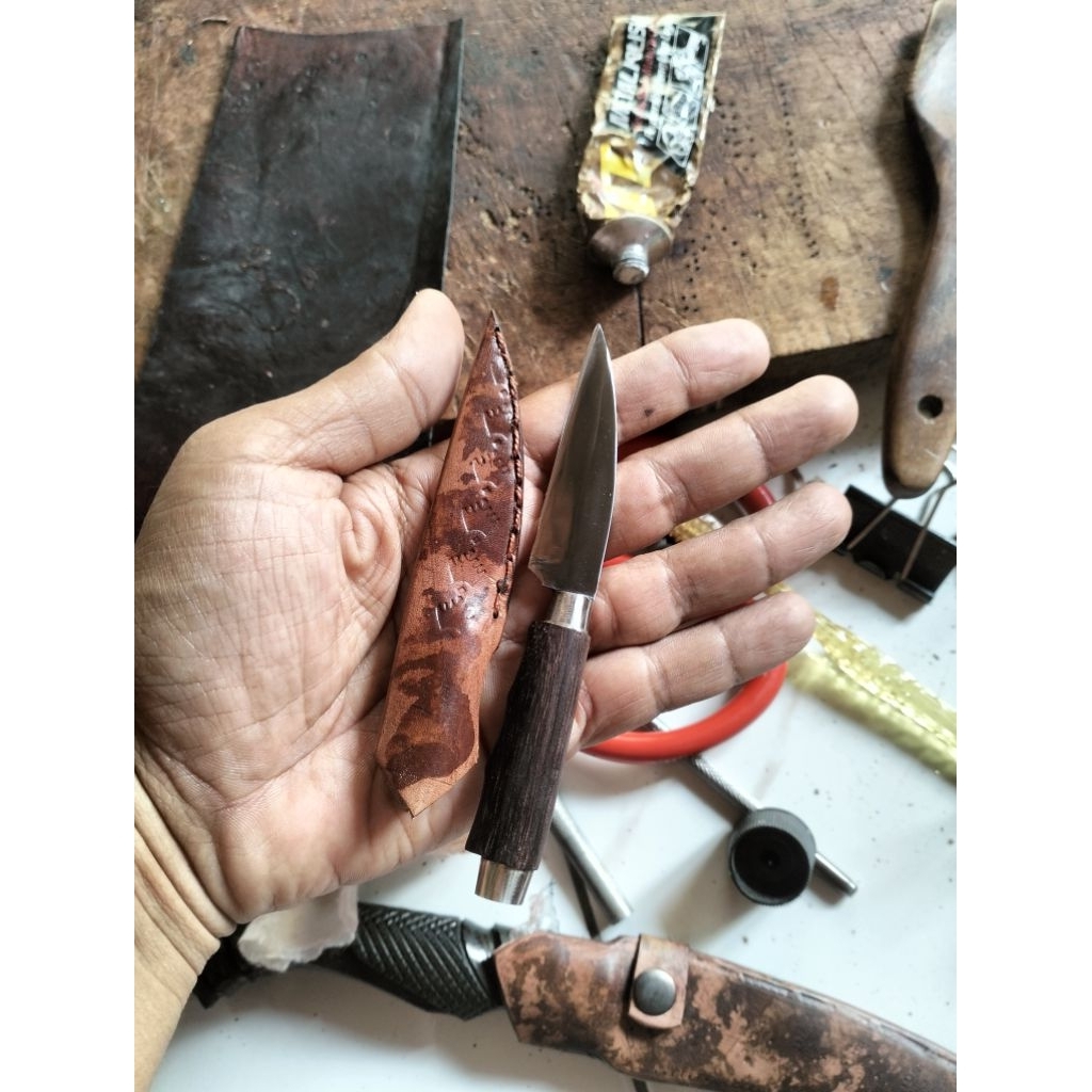 pisau mini lucu unik simpel elegan imut unyu unyu baja hss premium germany