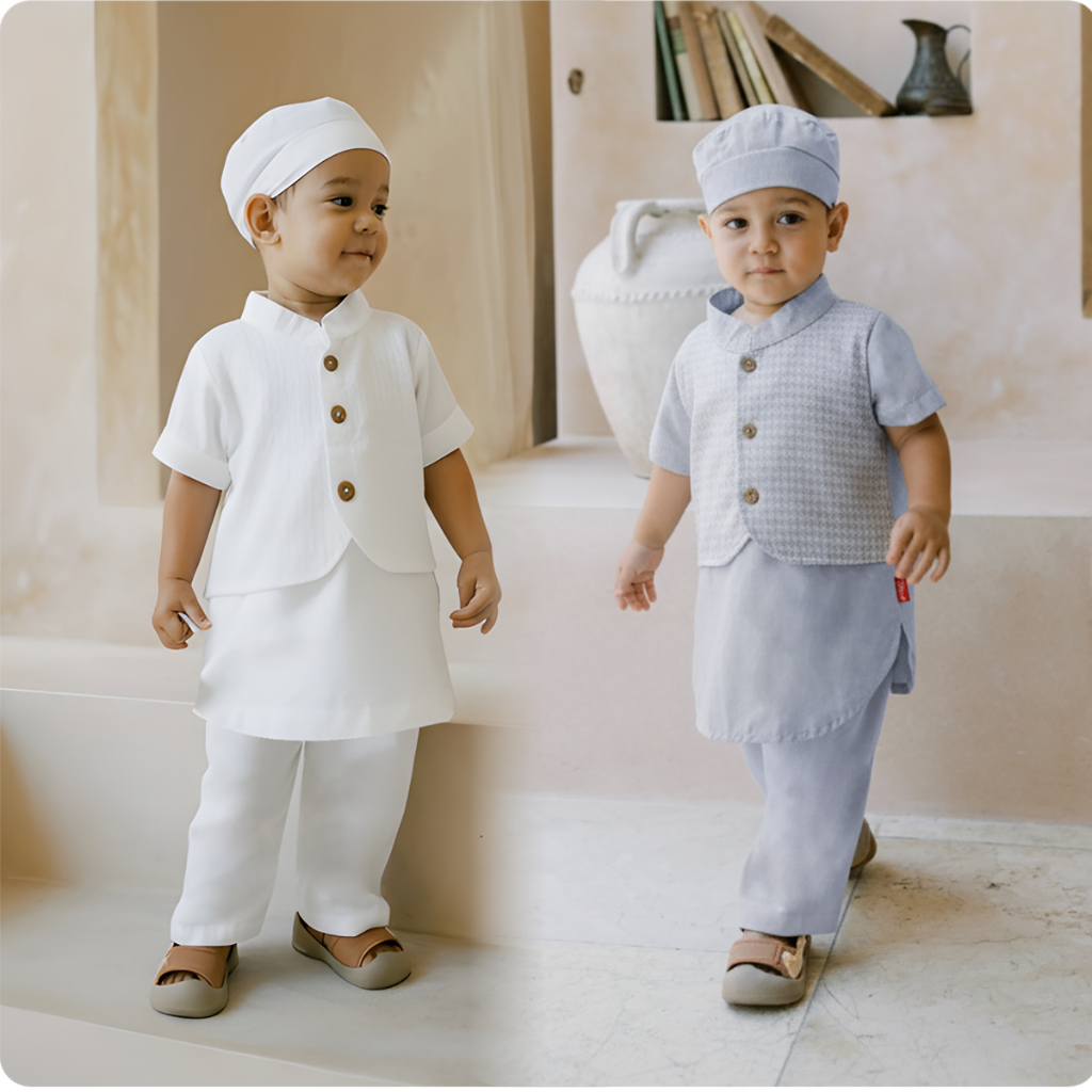 Dialogue Baby Baju Koko Bayi Umur 3 - 12 Bulan Baju Koko Bayi