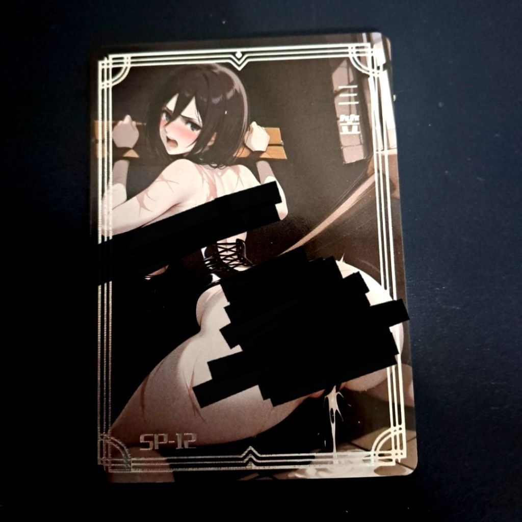 Kartu Sexy ACG Mikasa Ackerman (Thick Card)