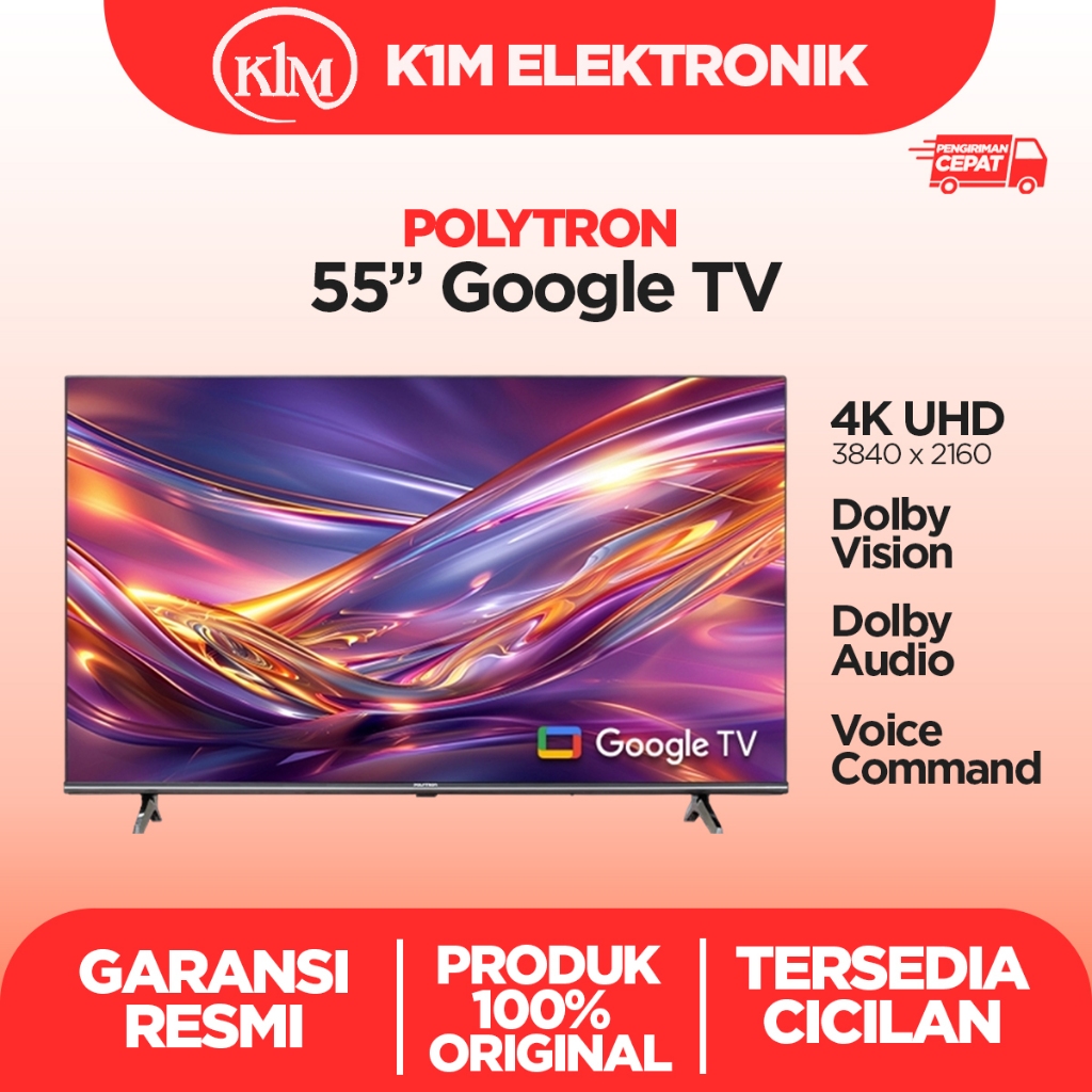 LED Polytron 55 inch 4K Android Tv PLD 55UG5959 PLD-55UG5959