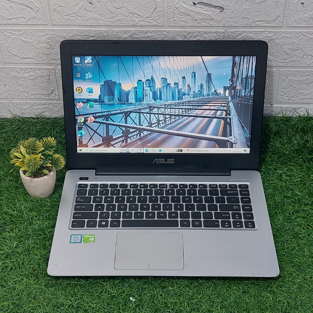 Asus A456U Intel i7-7500U Ram 8GB SSD 256GB Nvidia 940MX 2GB Windows 10