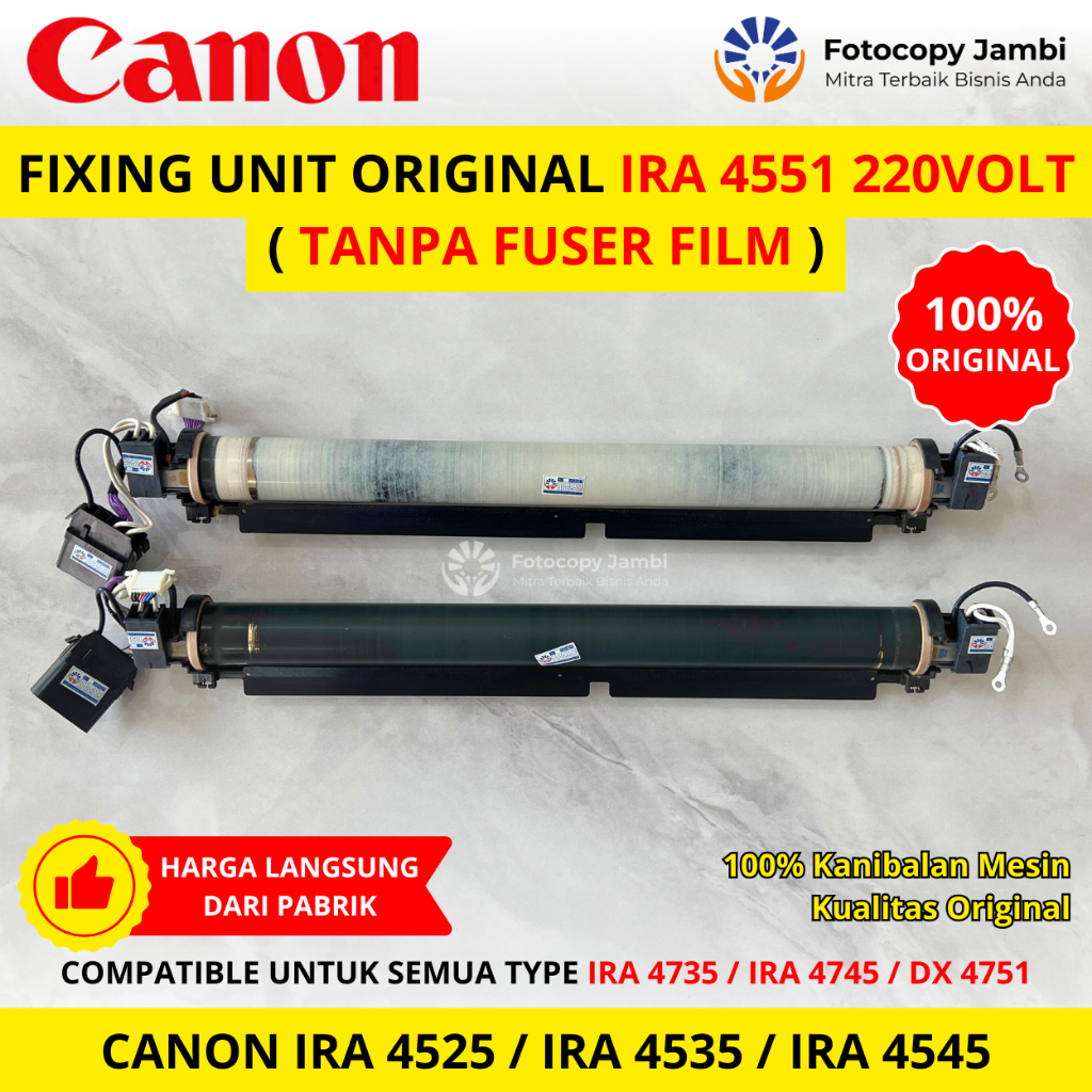 Fixing Film Unit Original Canon IRA 4551 / IRA 4525 / IRA 4535 / 4545