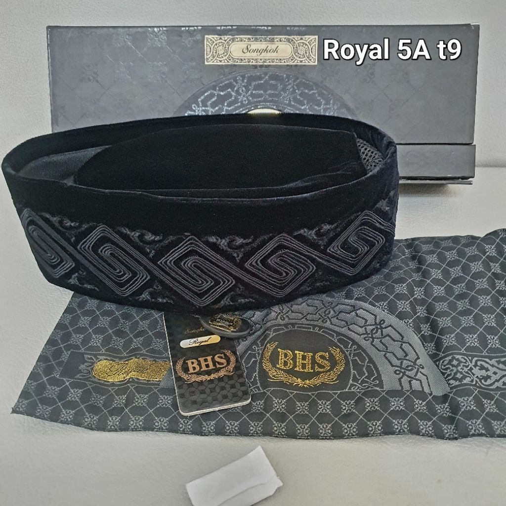 Songkok BHS Royal (Bordir) Gold