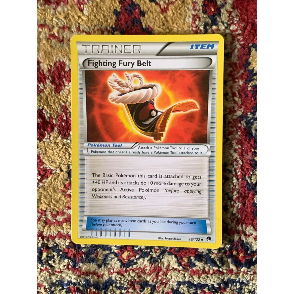 Fighting Fury Belt Pokemon English