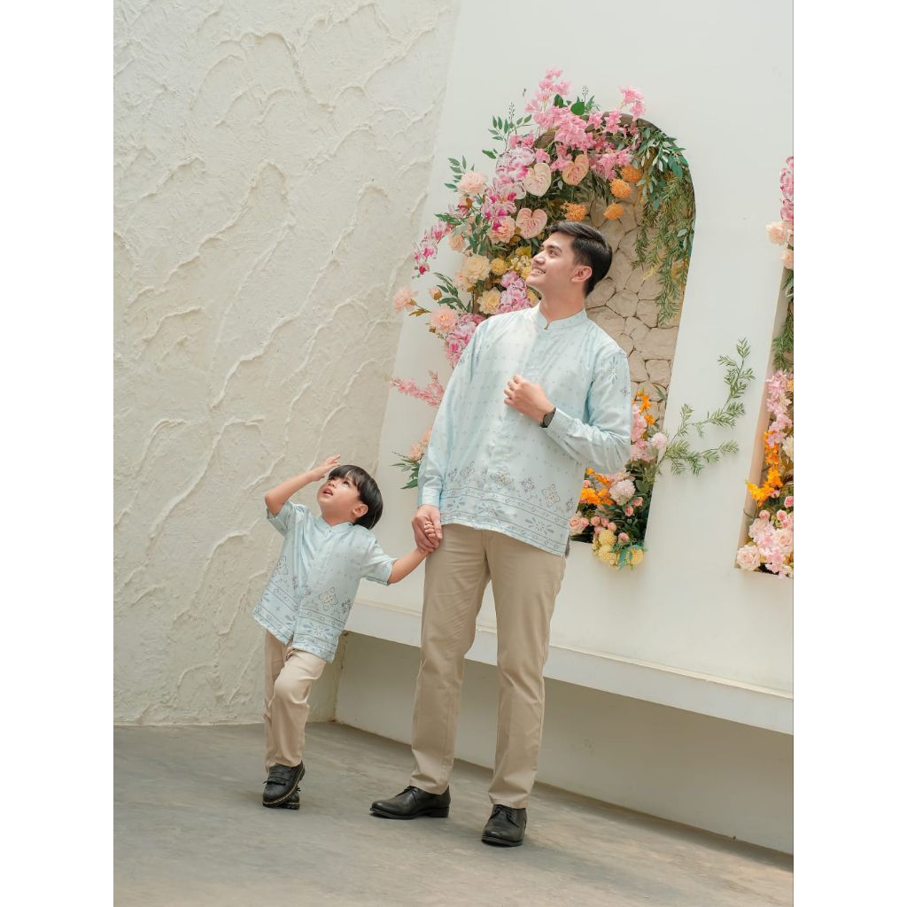 Harmony Family set Koko anak blue misty size XL