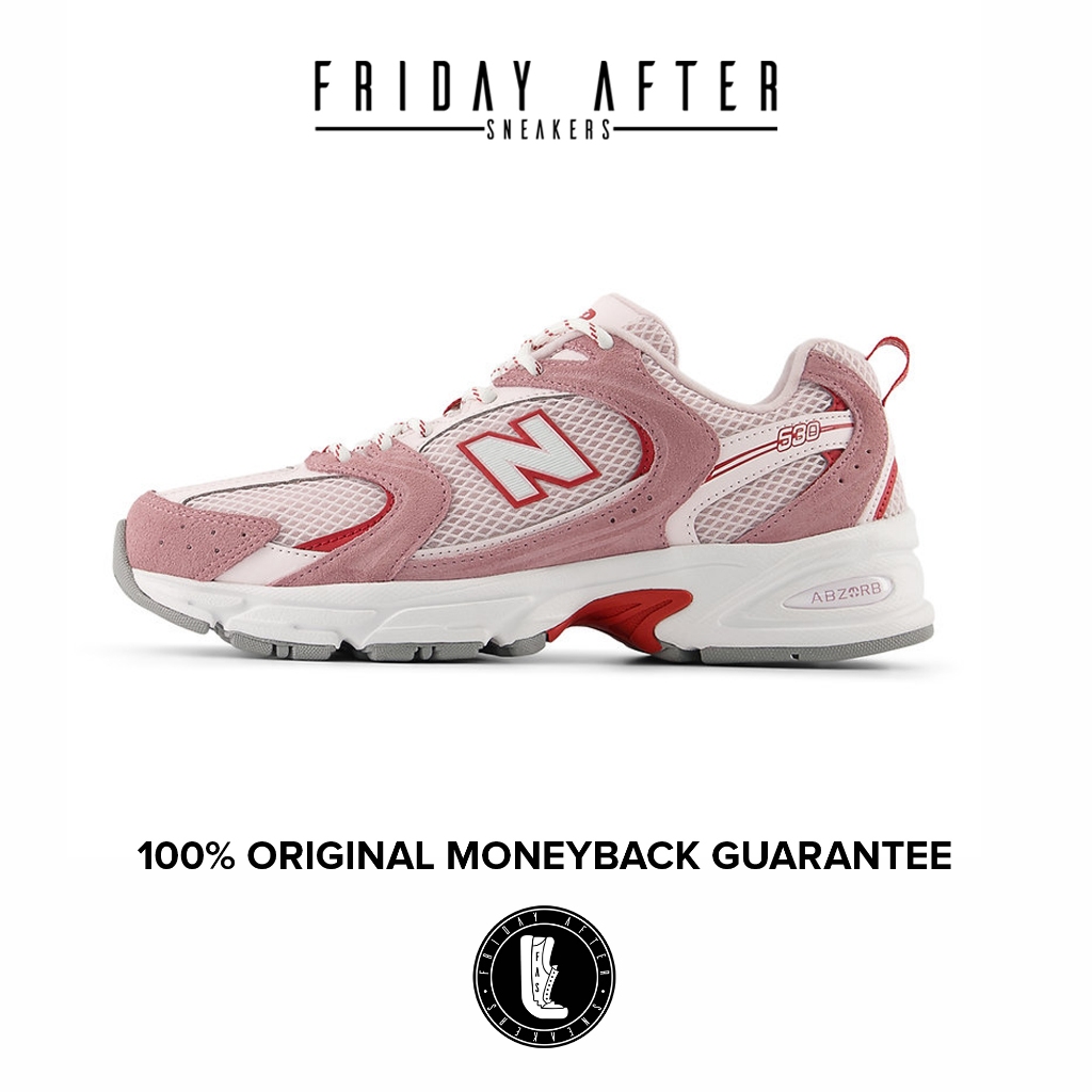 Sepatu Sneakers Wanita New Balance 530 Rosewood Pink Salt Shadow Red U5304GM Original Resmi