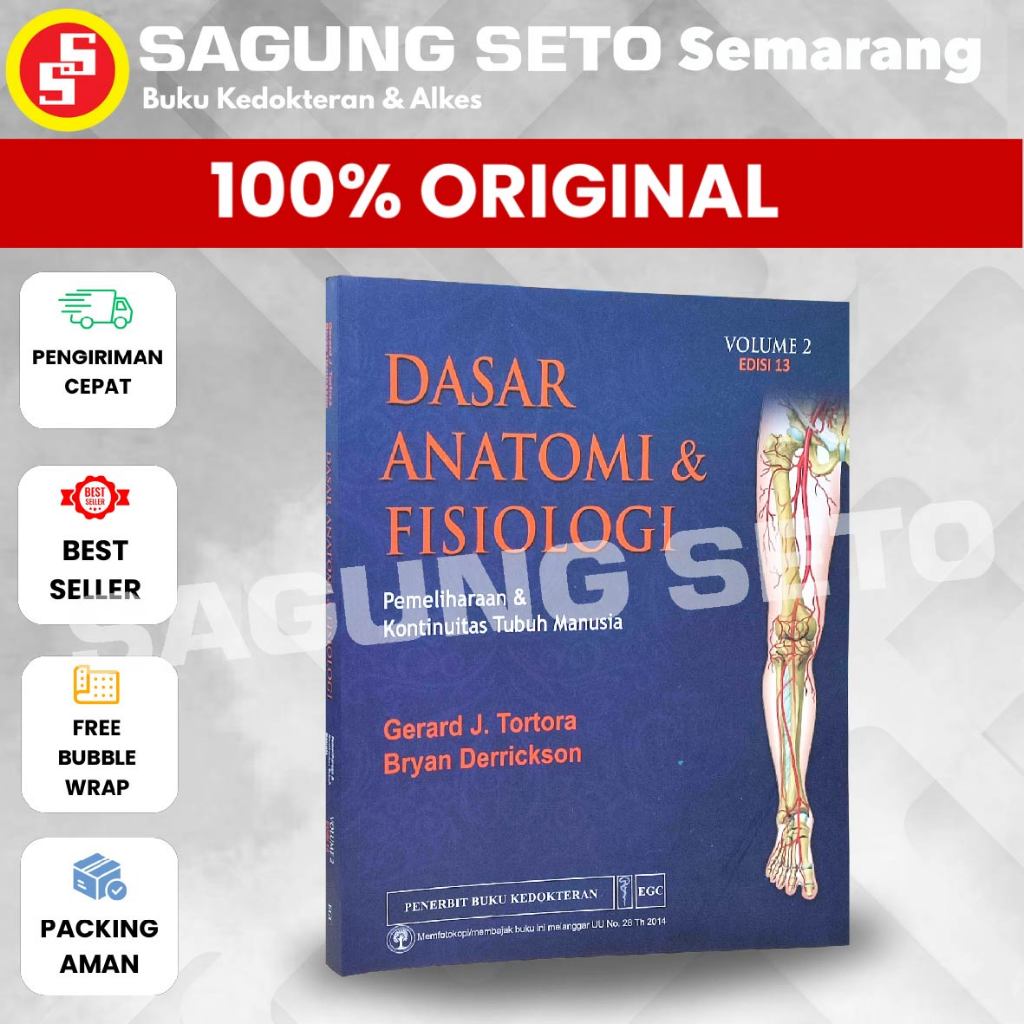 BUKU DASAR ANATOMI DAN FISIOLOGI TORTORA VOLUME 2 EDISI 13 - ANATOMI TORTORA