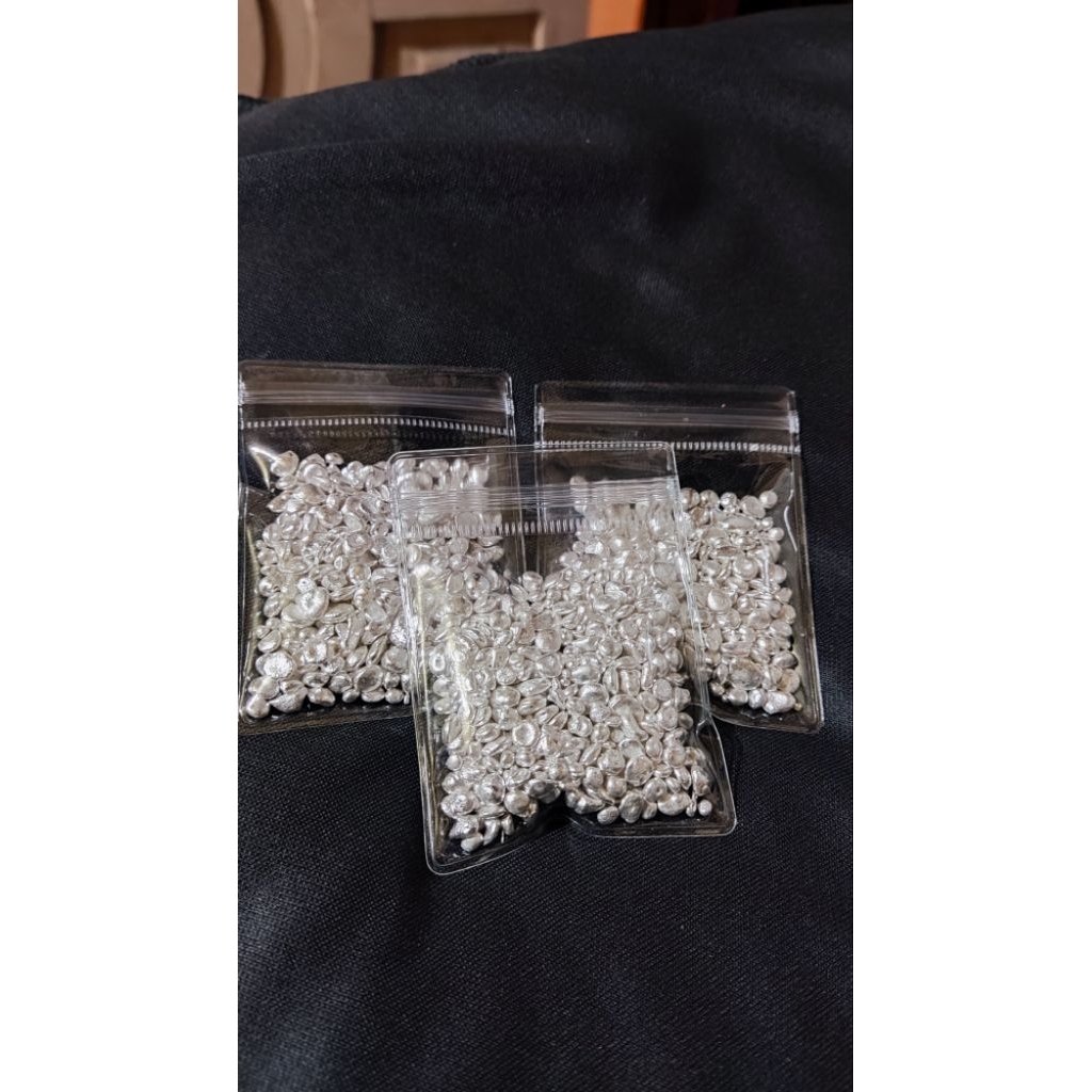 ready stock perak murni granule 999 asli silver