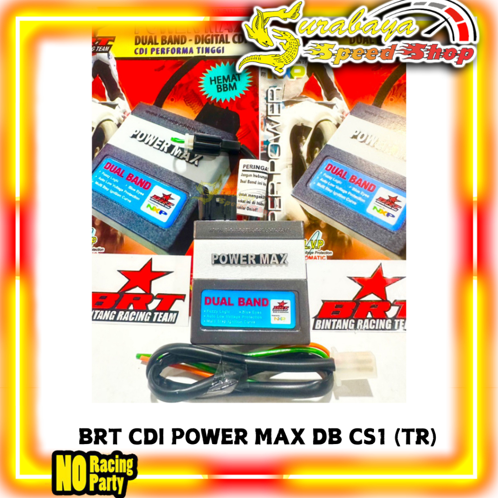 BRT CDI POWER MAX DUALBAND HONDA CS1 TIPE TR ORIGINAL BINTANG RACING TEAM